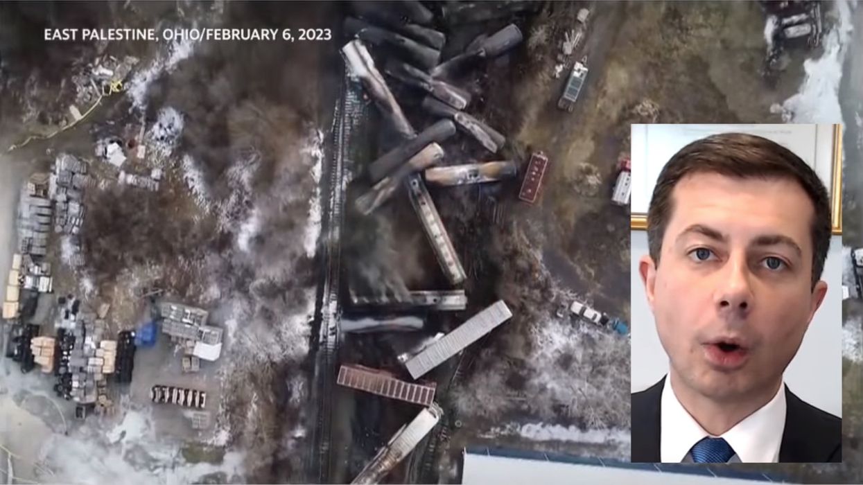 Buttigieg downplays toxic train derailment disaster in Ohio and gets excoriated online