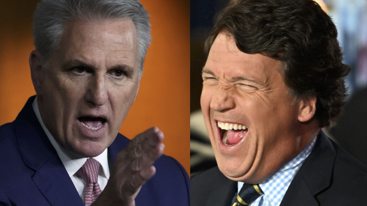 Kevin McCarthy gave exclusive access to 41,000 hours of Jan. 6 footage to Tucker Carlson