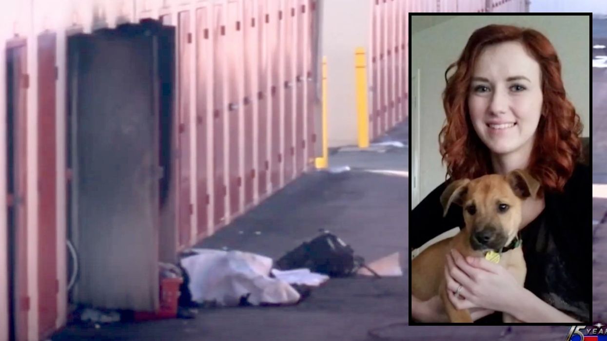 Utah woman and her dog die in a fire after her boyfriend allegedly locked them into a storage unit. Police say he had just been let out of jail.