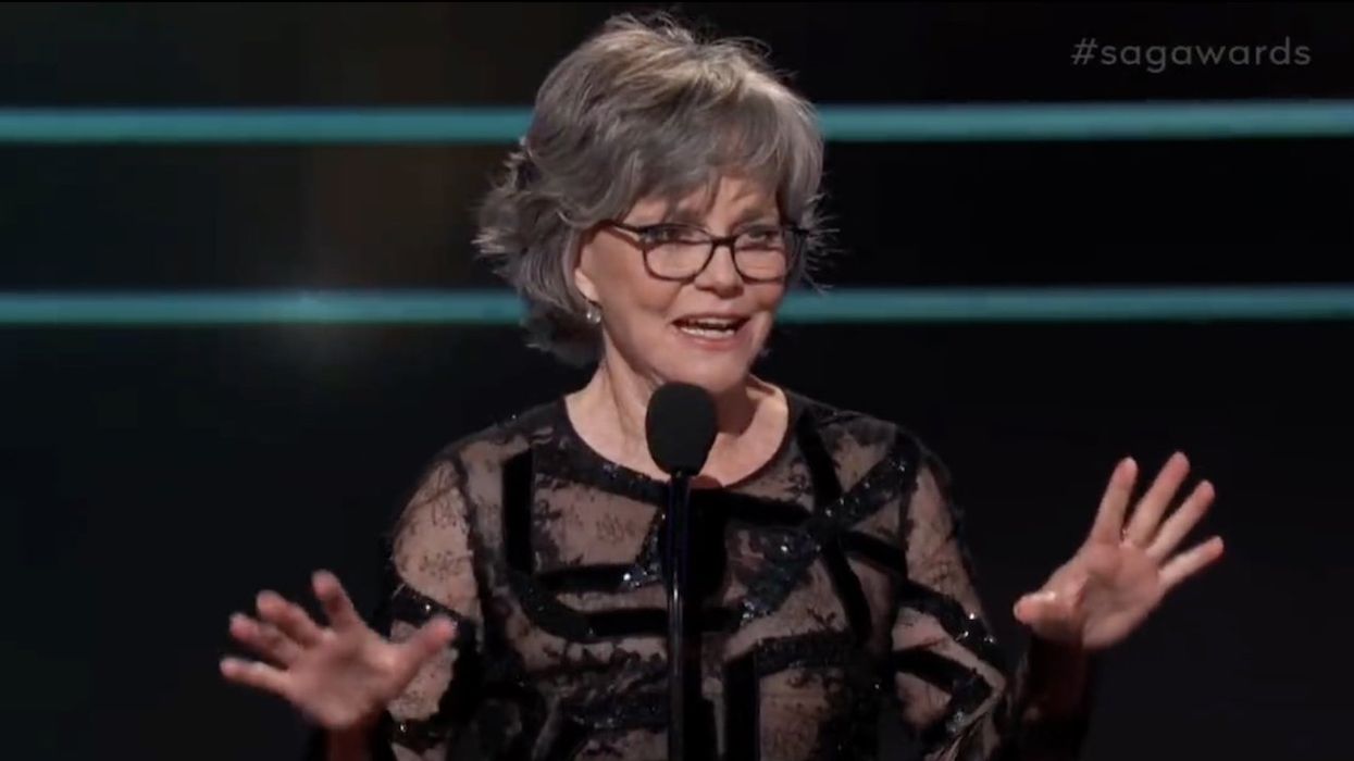Actress Sally Field calls out her 'white girl' privilege during awards speech — and leftists slobber over her: 'We love to see it!'