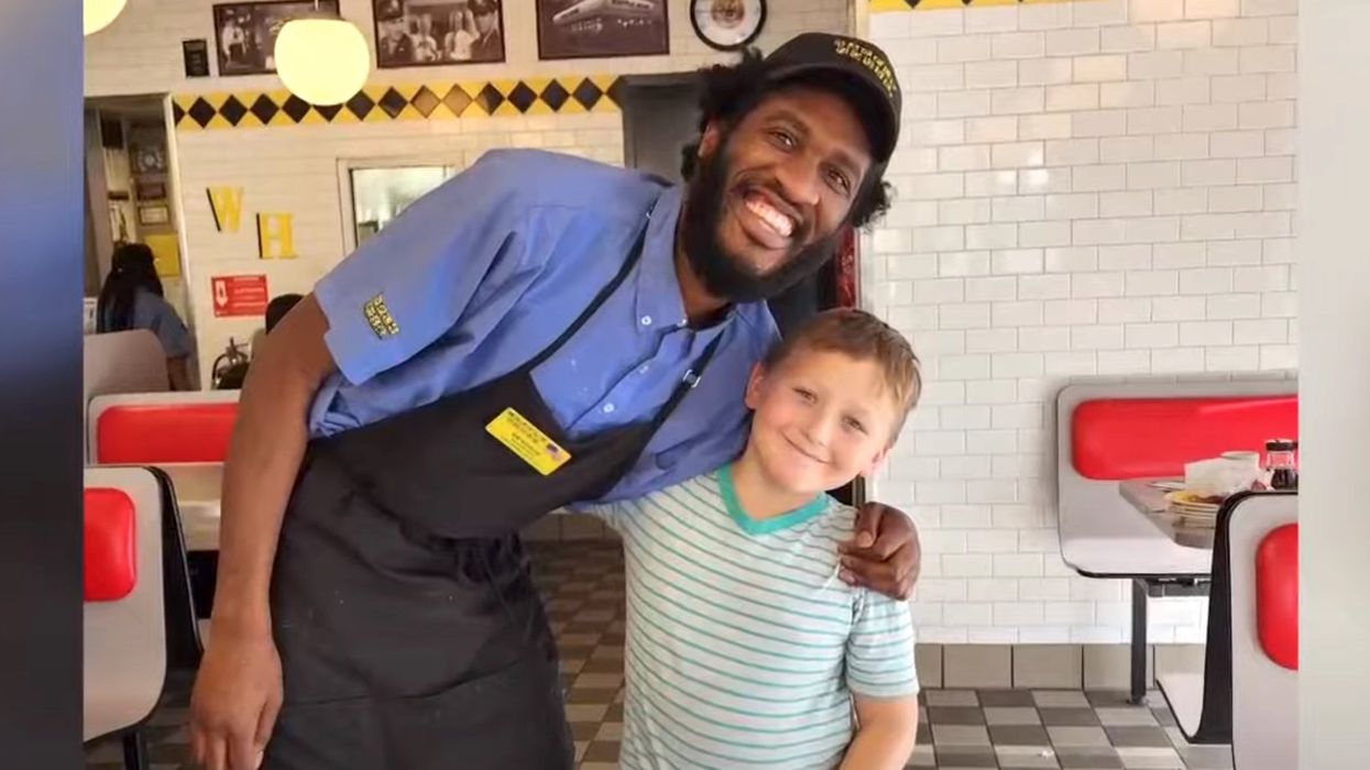 8-year-old boy finds out his favorite Waffle House waiter was forced to live in a motel and raises $69k to help him