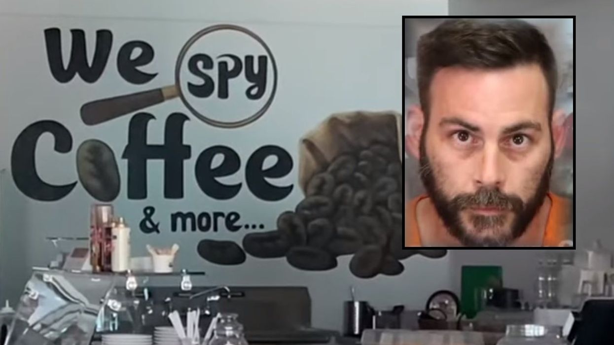 Coffee shop employee accused of placing hidden camera in men's restroom 'to record men he found attractive'