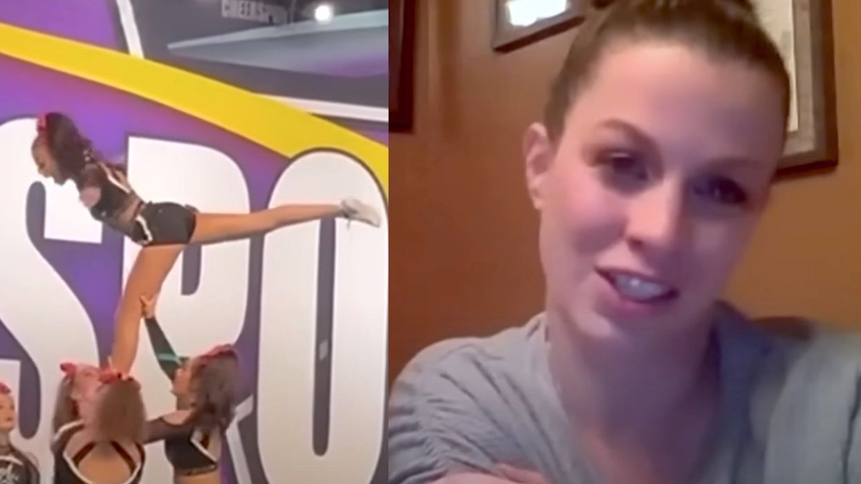 High school student's mother saved her life after she went into cardiac arrest during a cheerleading stunt: 'Scariest moment of my life'