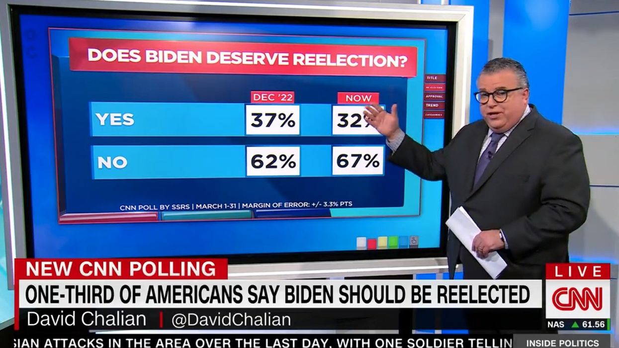 New poll is 'beyond sobering' for Biden's re-election hopes — and not even majority of Democrats are on his side