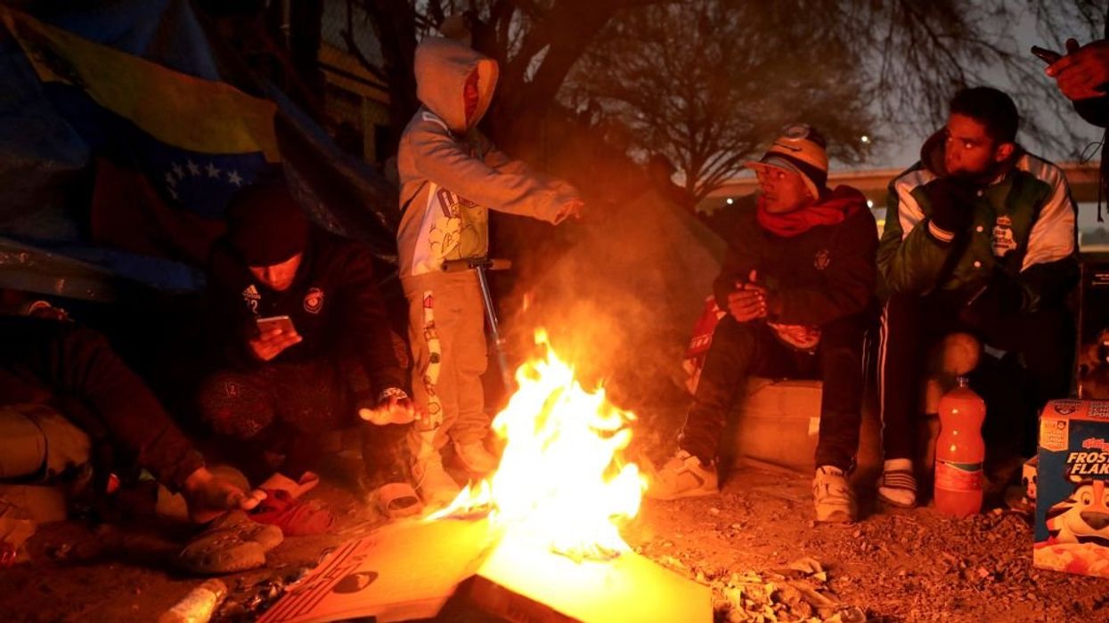 Migrants' tents set ablaze; Mexican agency official blames migrants' frustration over CBP's mobile app