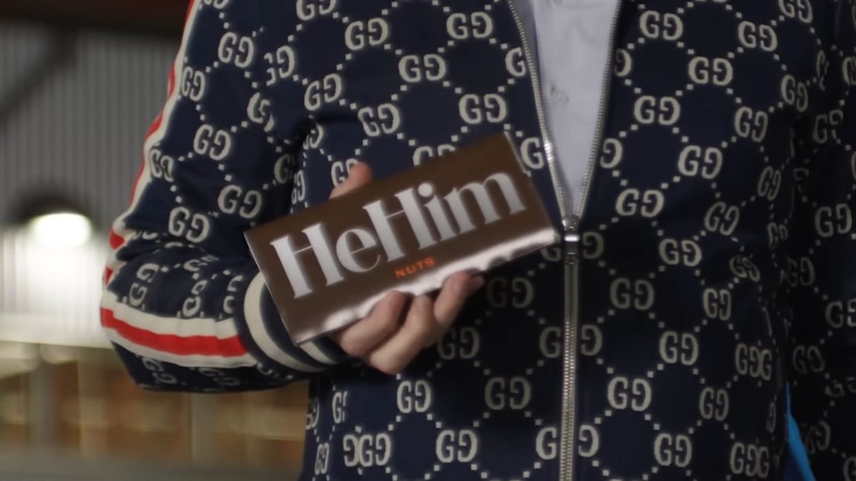 Conservative professor says he was suspended for handing out gendered chocolates where the 'She/Her' bars were nutless