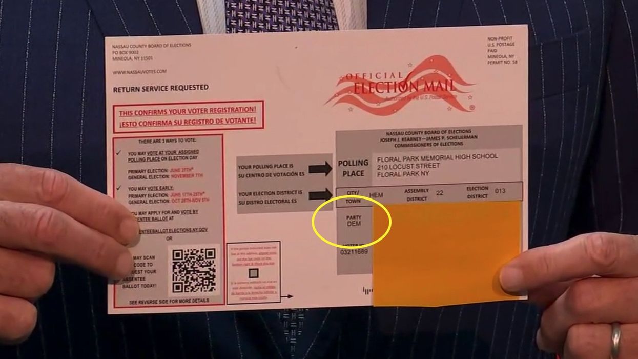 Registered Republicans, independents in New York told they are Democrats on voter ID cards after 'human error'