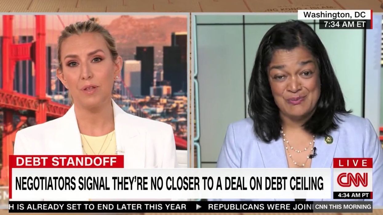 CNN host confronts top House Democrat with data that bucks her position on debt ceiling crisis: 'Out of step'