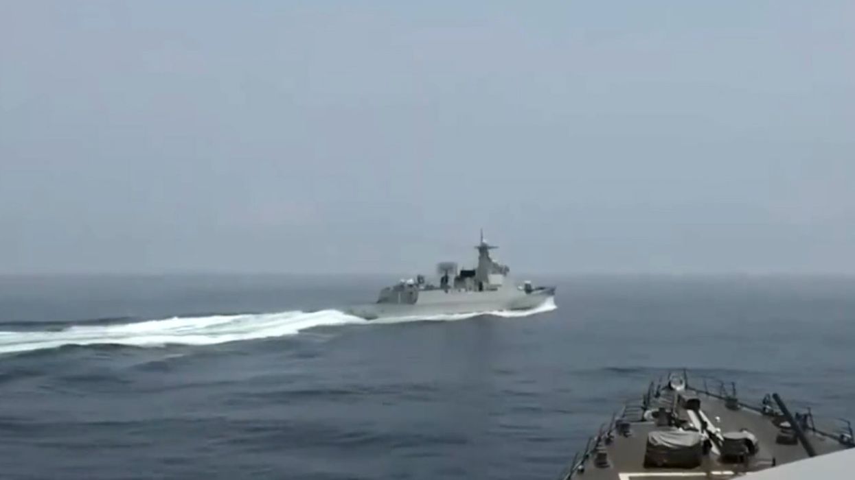 Beijing chastises America after sending Chinese warship to cut off US destroyer in Taiwan Strait