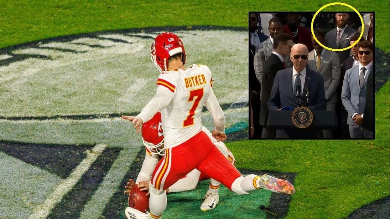Christian NFL kicker appears to troll Biden by wearing pro-life tie to White House