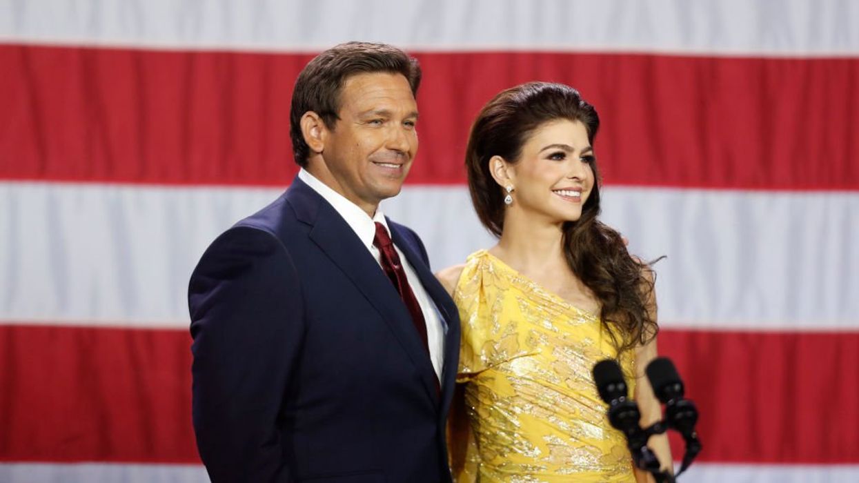 Man claims Florida first lady Casey DeSantis made 'a racist fashion statement' by wearing Florida alligator 'WHERE WOKE GOES TO DIE' jacket