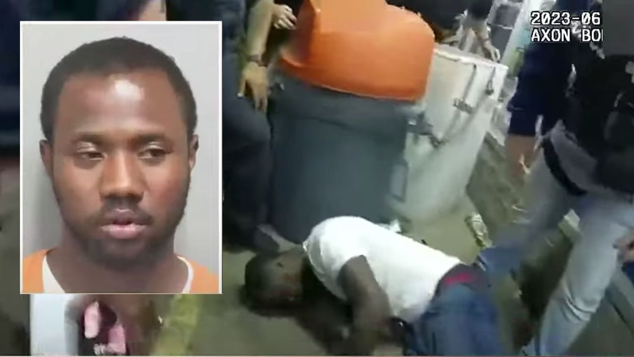 Cleveland police formed human shield to rescue murder suspect from angry mob that was giving him a beatdown