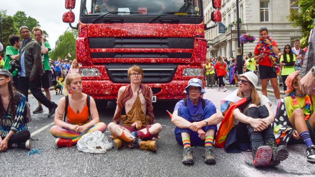 Let them fight: Climate change activists disrupt Pride march, accuse LGBTQ+ progressives of failing 'marginalized communities'