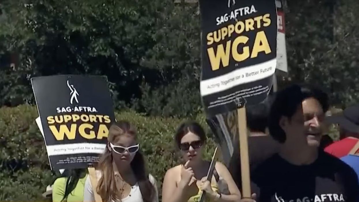 Hollywood actors now on strike, join striking screenwriters — and some mocking observers hope picket lines are permanent