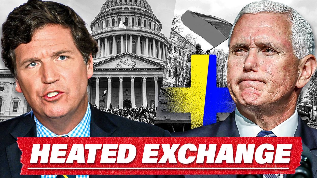 Things get HEATED as Tucker and Pence CLASH over Ukraine