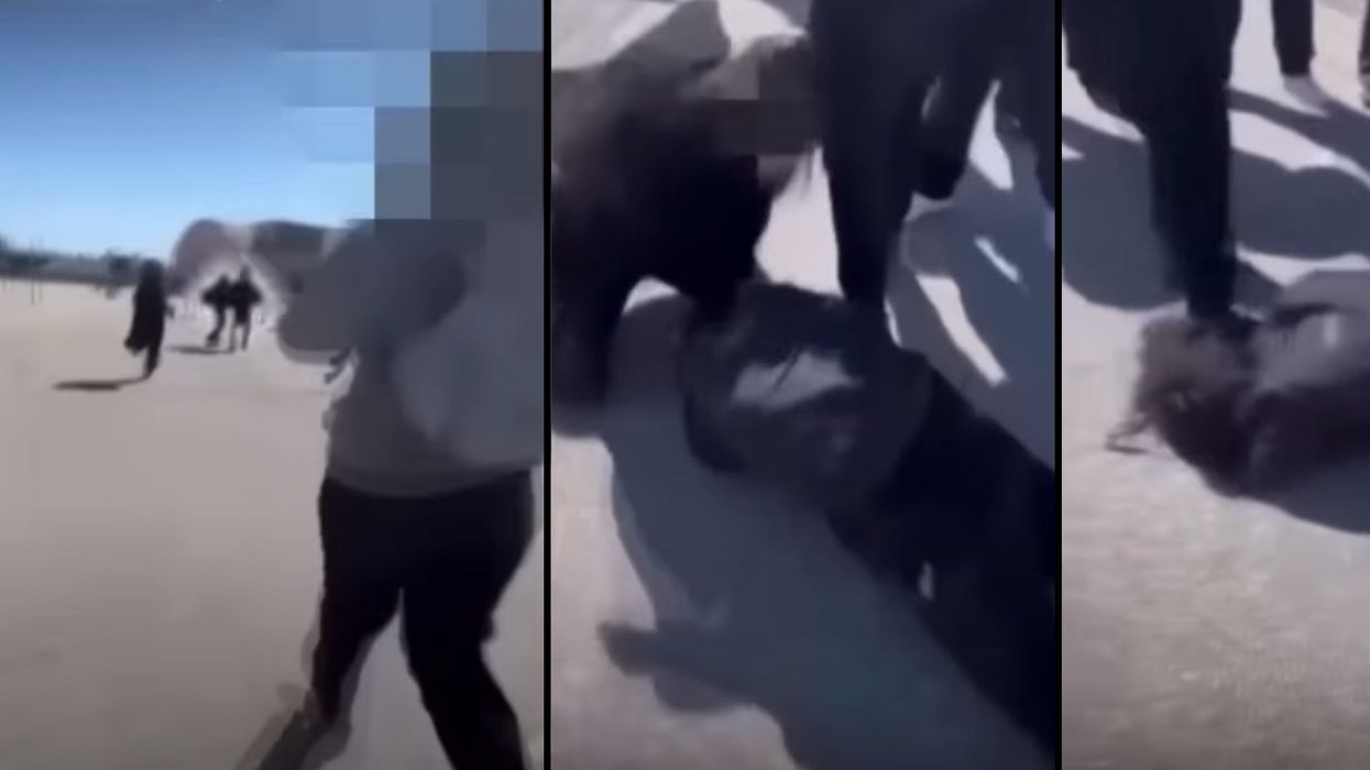 Shocking video shows 14-year-old female student brutally beaten at California middle school where police were defunded