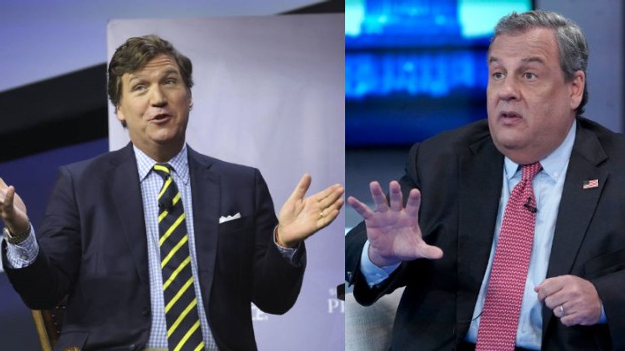 'Blustery coward who plays the tough guy': Tucker Carlson and Chris Christie trade barbs