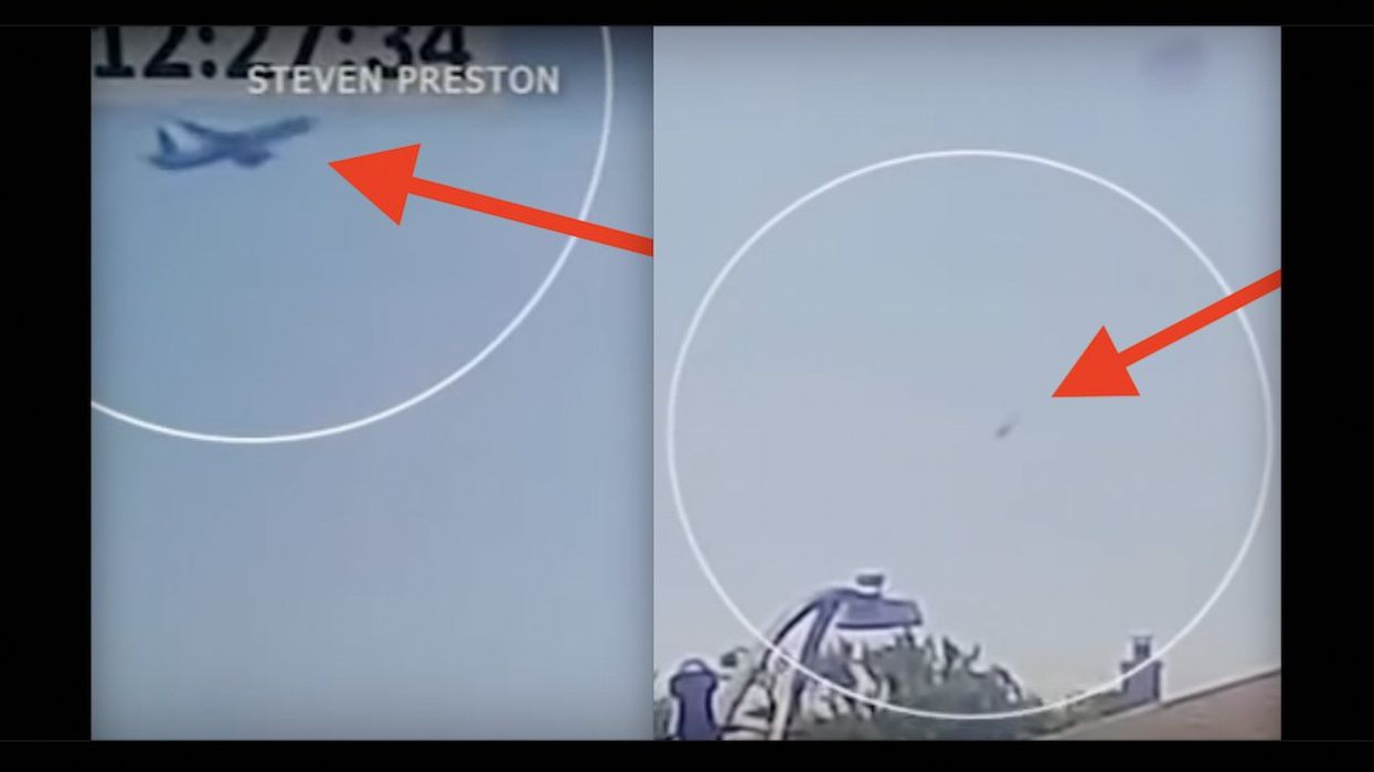 Video captures moment emergency slide falls from United Airlines plane. It landed in a Chicago neighborhood.