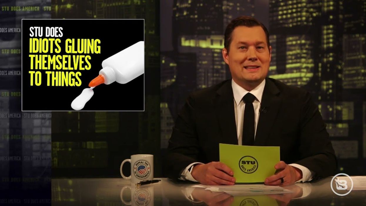 Climate activists GLUE themselves to things, risking amputation and serious injury