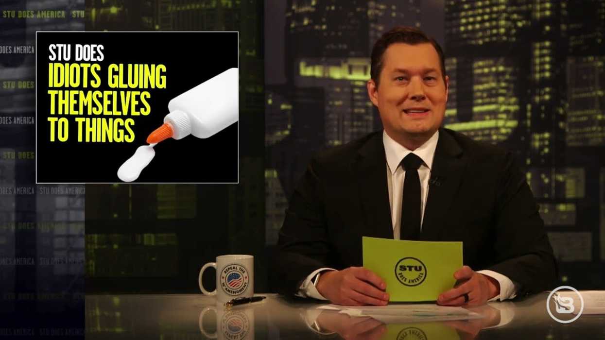 Climate activists GLUE themselves to things, risking amputation and serious injury