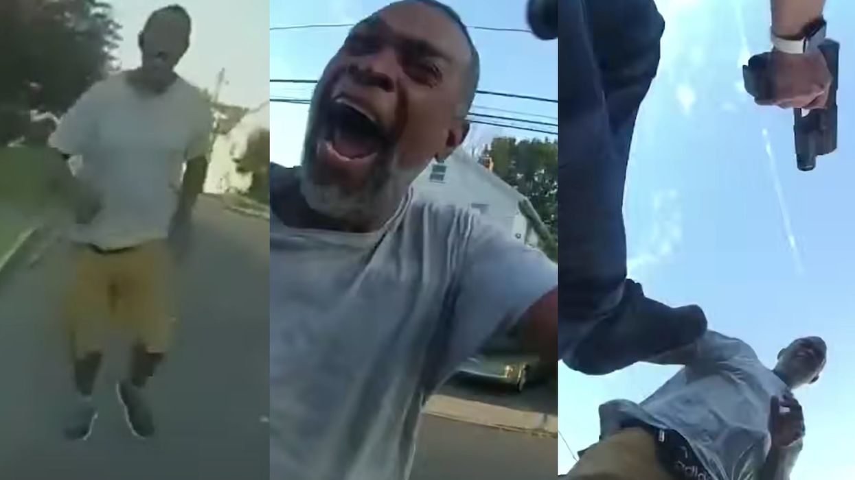 Shocking bodycam footage shows suspect attacking female cop with a hammer before she shoots him