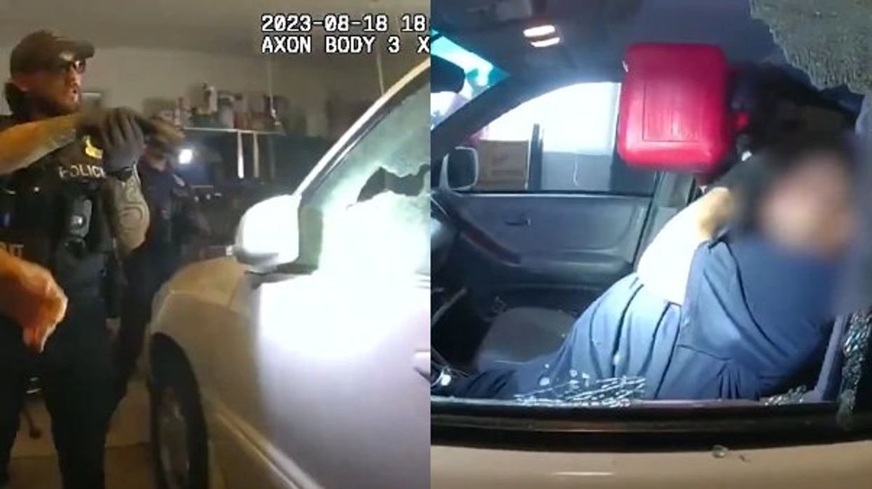 Watch: Bizarre bodycam video shows Seattle burglar chugging gasoline as police arrest him at gunpoint