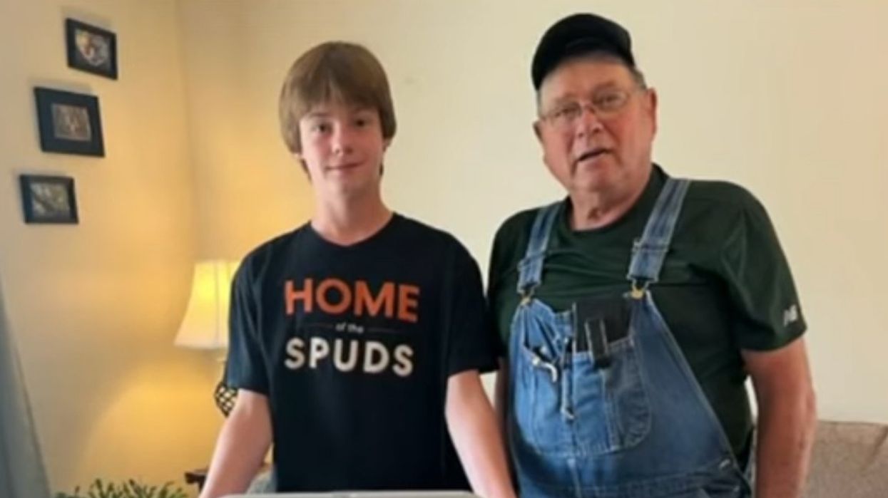14-year-old out fishing hooked farmer's lost wallet, full of cash. Like his old man, he knew not to keep something he hadn't earned.