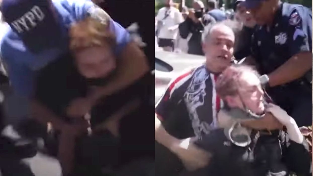 New York protest against migrant shelters turns violent, 5 arrested