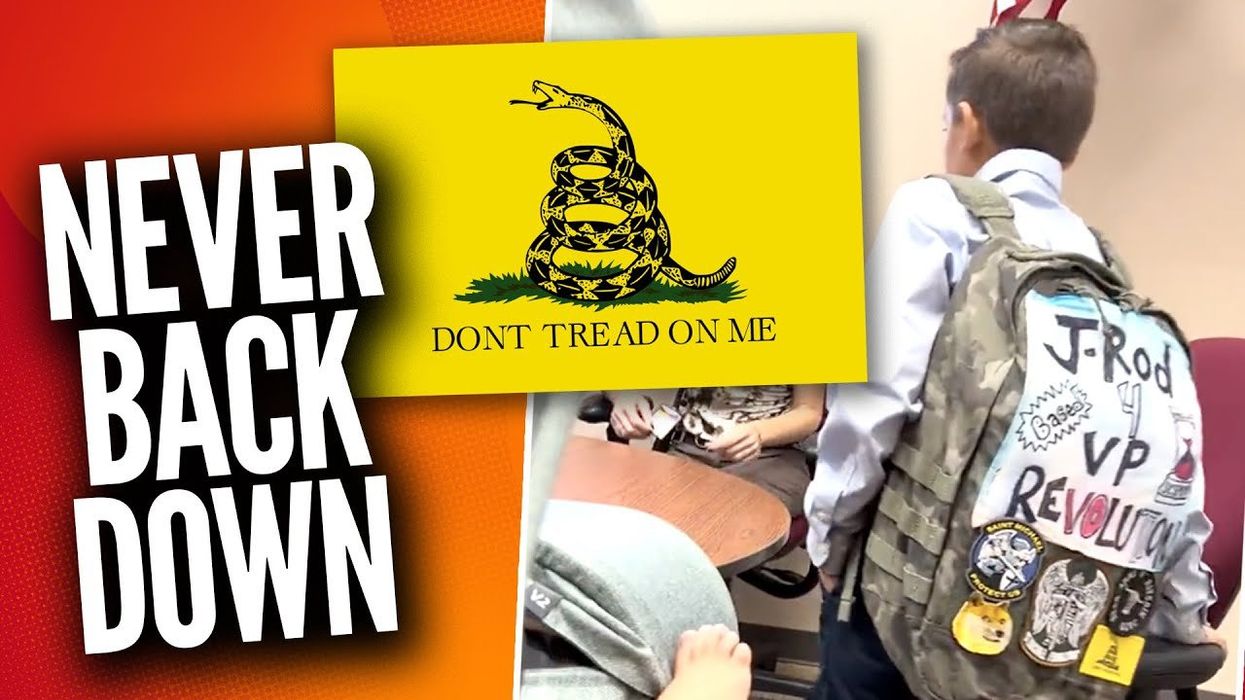 The Gadsden flag is racist?! Teacher gets BRUTAL 'Don't Tread on Me' lesson