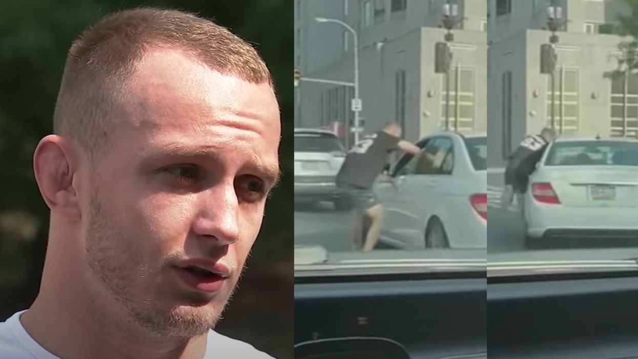 MMA fighter says thief fired gun at him as he hung from the window of his car in viral video from Philadelphia