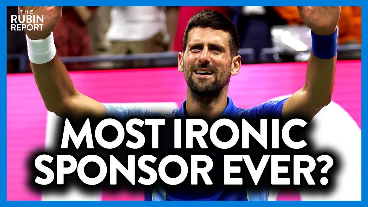 The sponsor for THIS Novak Djokovic US Open highlight will first make you SICK and then make you LAUGH
