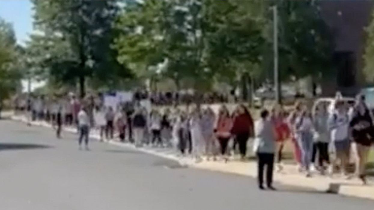 School board votes to continue letting transgender students use whatever restrooms they want — then hundreds of HS students walk out of class in protest