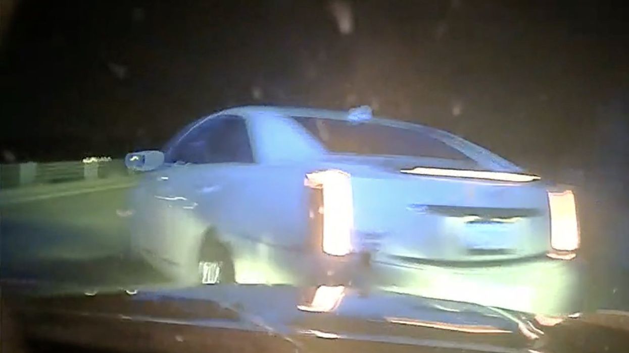Video: State trooper performs PIT maneuver on wrong car during high-speed chase