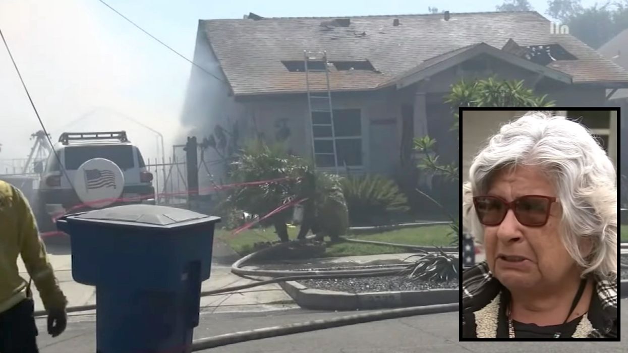 Retired school bus driver loses her home in fire sparked from homeless encampment in California
