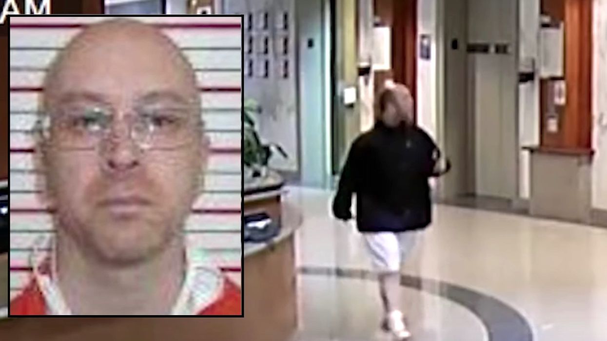 Security video shows convicted pedophile escape from hospital and spark a massive manhunt in Missouri