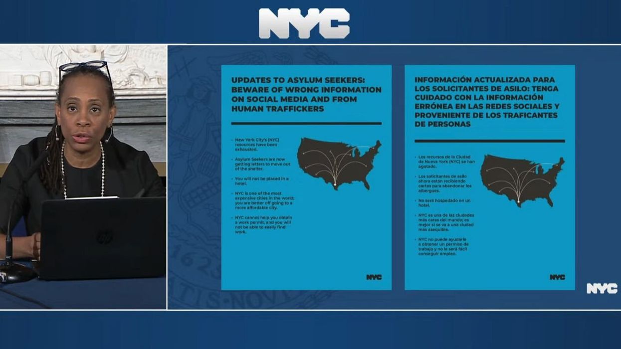 'Better off going to a more affordable city': New York City to hand out flyers advising migrants to seek shelter elsewhere