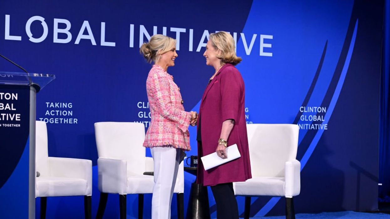 Dana Perino introduces 'the amazing Secretary Hillary Clinton' while participating in Clinton Global Initiative 2023 Meeting