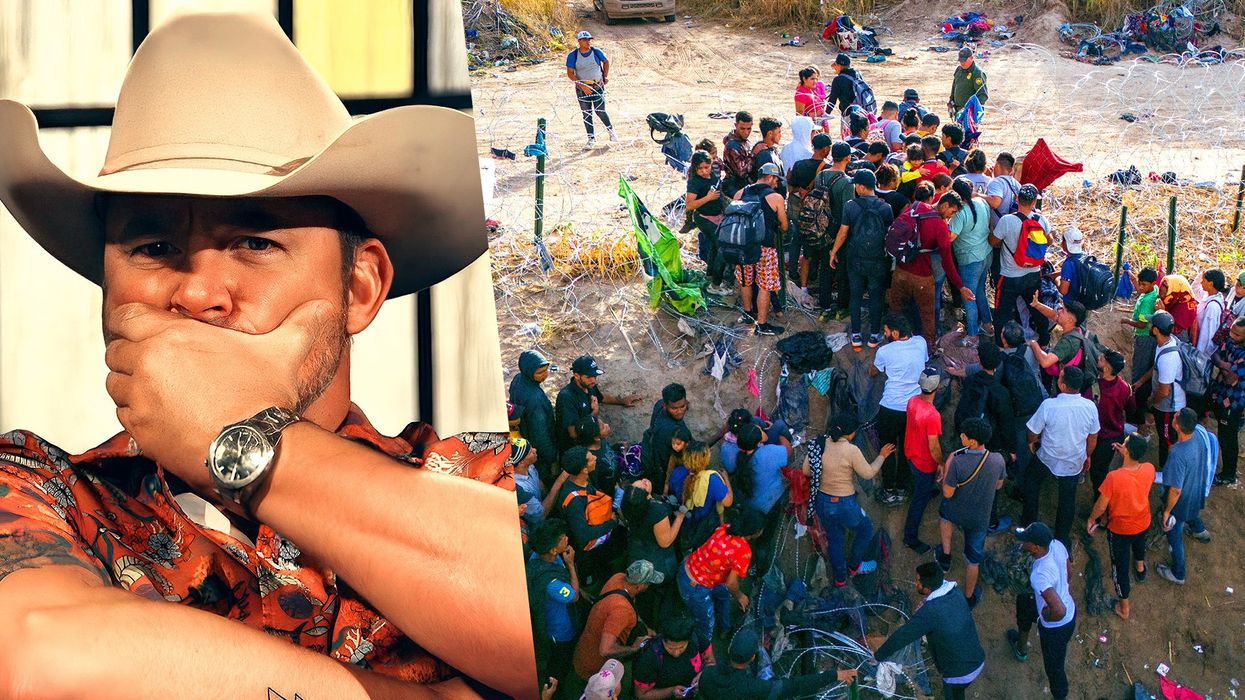 WATCH: Video captures National Guard HELPING illegals cross the border!