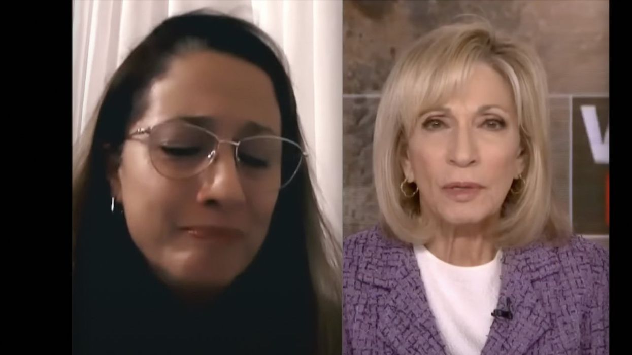 Tearful Israeli mother whose boys, 12 and 16, are Hamas hostages accuses MSNBC's Andrea Mitchell of trying to garner sympathy for 'animal human beings' in terror group