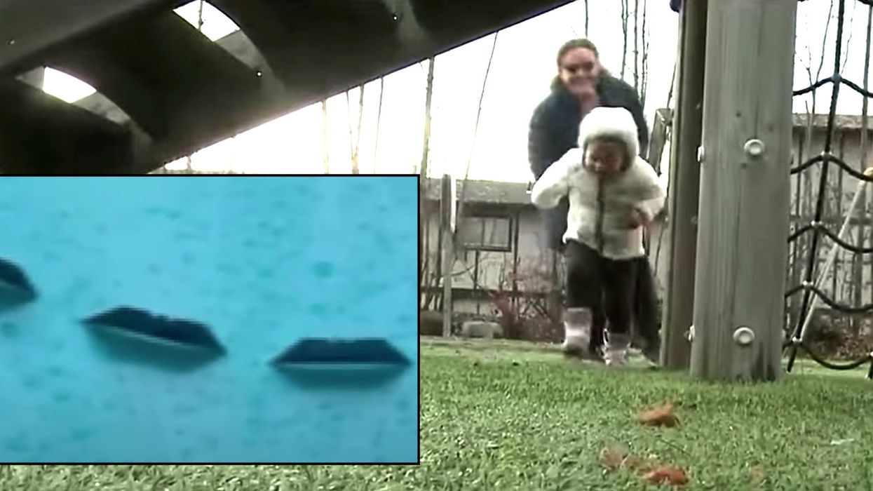 Mom finds razor blades affixed on slide at child park moments before her 3-year-old daughter was going to slide down