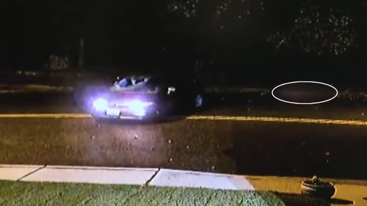 Search underway for driver seen on doorbell video casually dislodging victim from his windshield then driving away