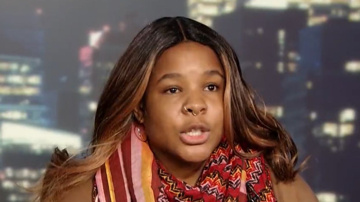 NYU's 'nonbinary' Hamas apologist defaces posters for hostages hours after using ABC News as platform to double down on Israel criticism