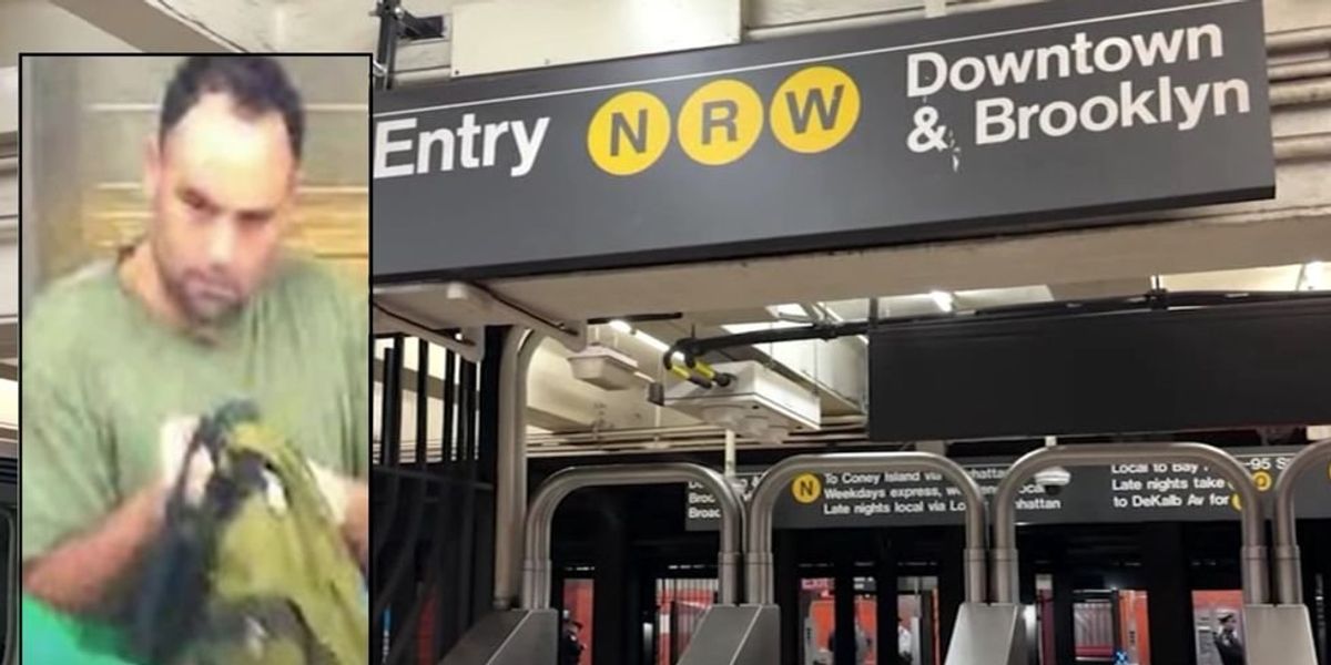 NextImg:Man fires gun to scare away homeless man allegedly trying to rob woman in subway — police seek to arrest the vigilante | Blaze Media