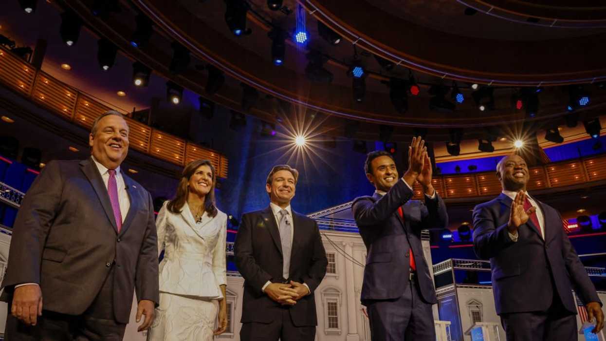 GOP presidential primary candidates debate for a third time without the clear Republican front-runner in the mix