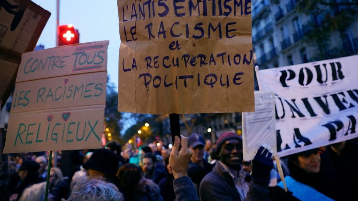 Over 100,000 people protest against anti-Semitism in Paris amid conflict in Middle East