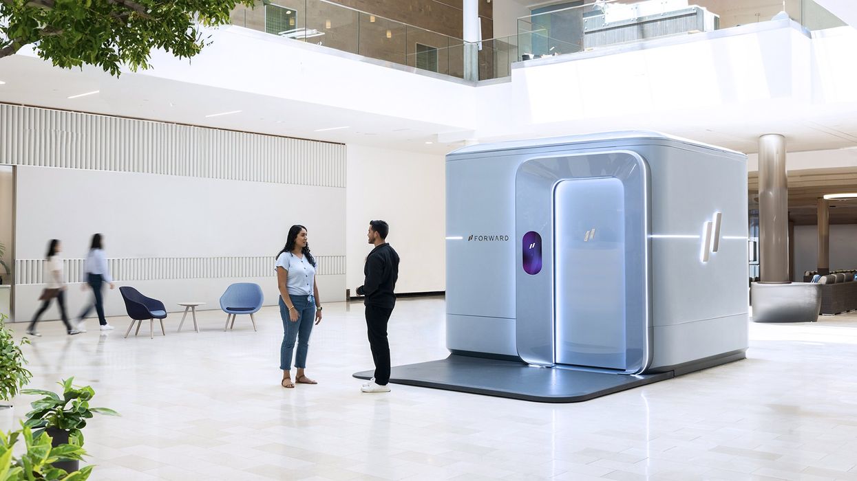 AI-powered health care pods allow users to complete blood draws, throat swabs, other services without on-site medical staff