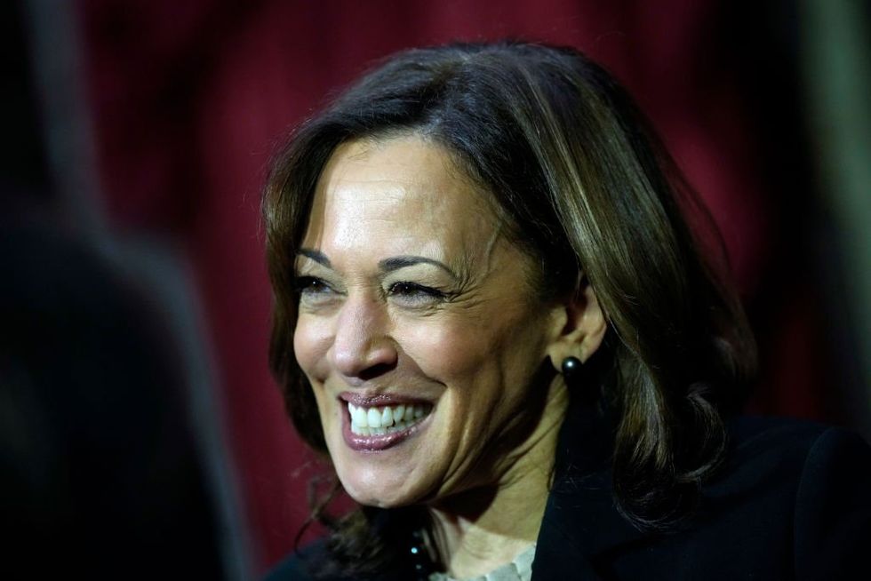 Critics flame Kamala Harris over her Thanksgiving photograph with gas stove