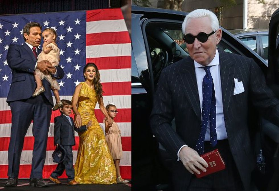 'Abhorrent and disgusting': Trump advisor Roger Stone accused of attacking wife of Ron DeSantis with offensive slur