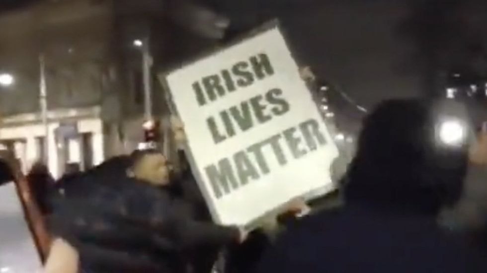 Northern Ireland authorities call 'Irish Lives Matter' graffiti 'hate incident‚' 'racist poison'