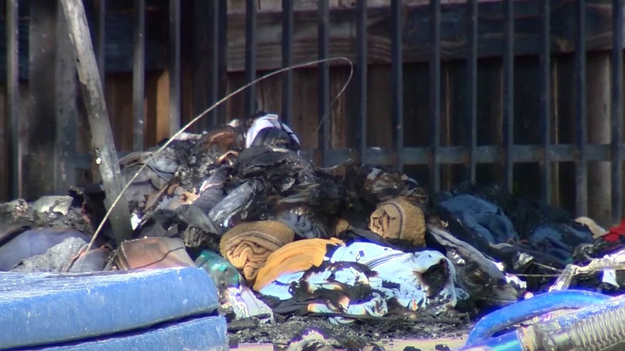 Woman douses man in gasoline and lights him on fire at homeless encampment, Texas police say